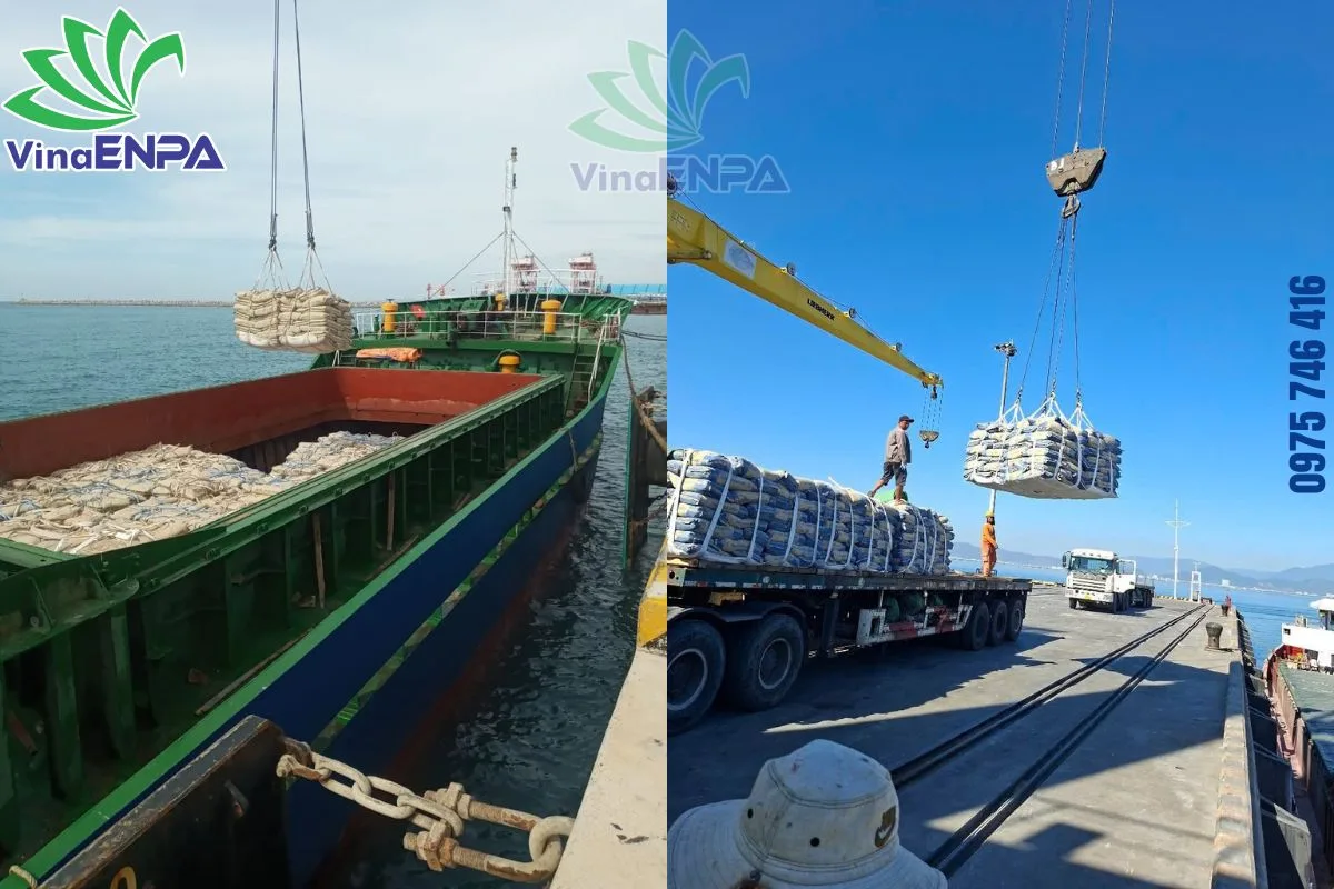 Bao sling sử dụng trong xuất khẩu container