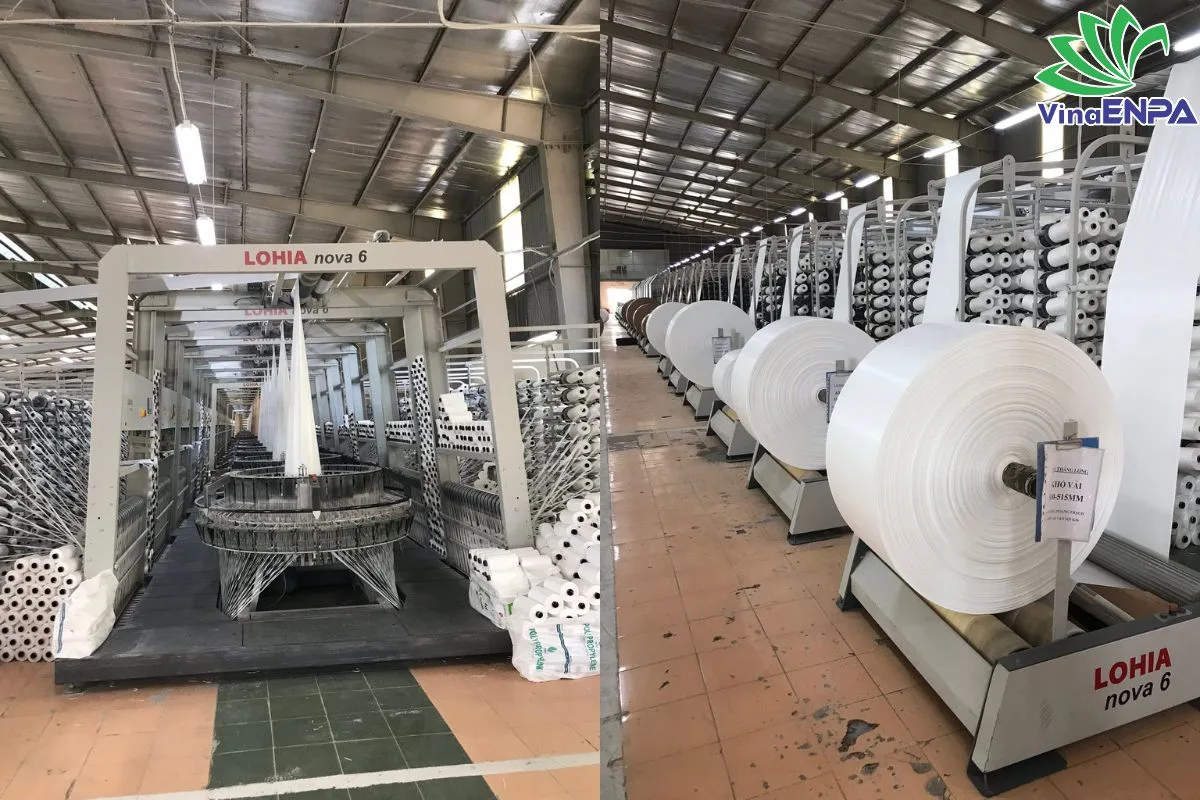 Máy dệt vải PP sản xuất bao jumbo