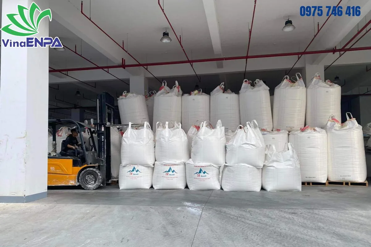 Khách hàng ngành hạt nhựa sử dụng bao jumbo