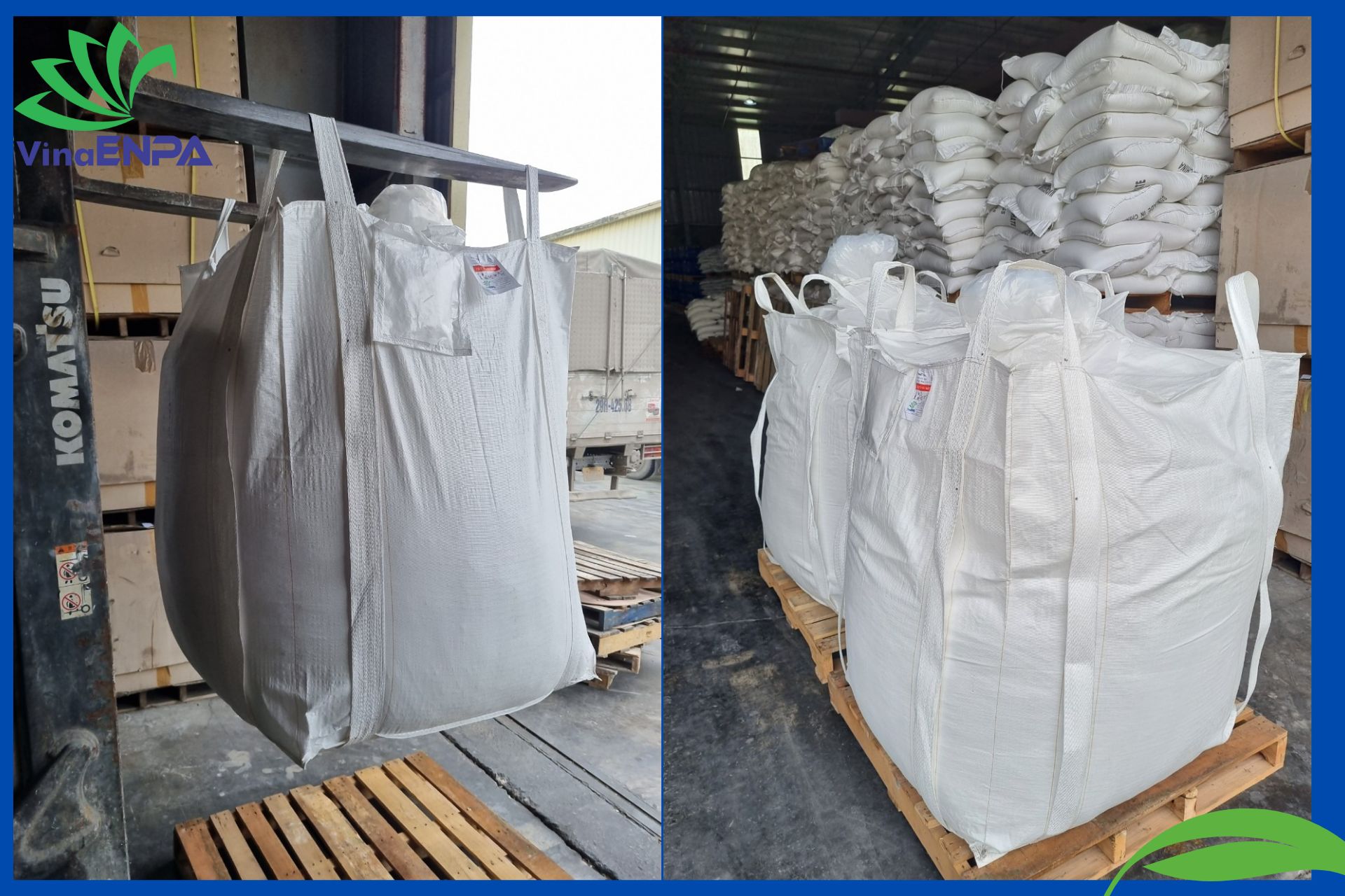 Sử dụng Bao jumbo VinaENPA giúp bạn tránh được những Hiểm Họa khi Sử Dụng Bao Jumbo Giá Rẻ Chất Lượng Kém.